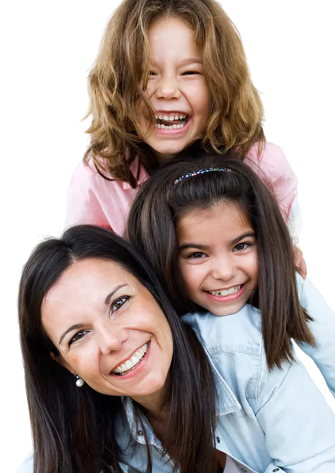 beautiful-mother-with-her-daughters-looking-camera-home 1 (2)